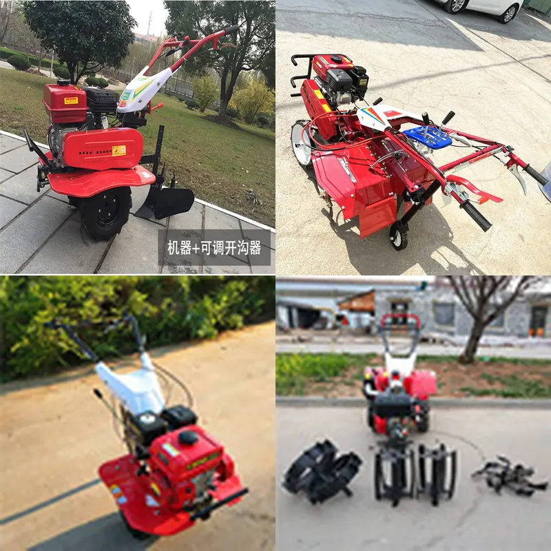 Soil Tilling Cultivator - Multifunctional Weeding and Trenching Rotary Tiller