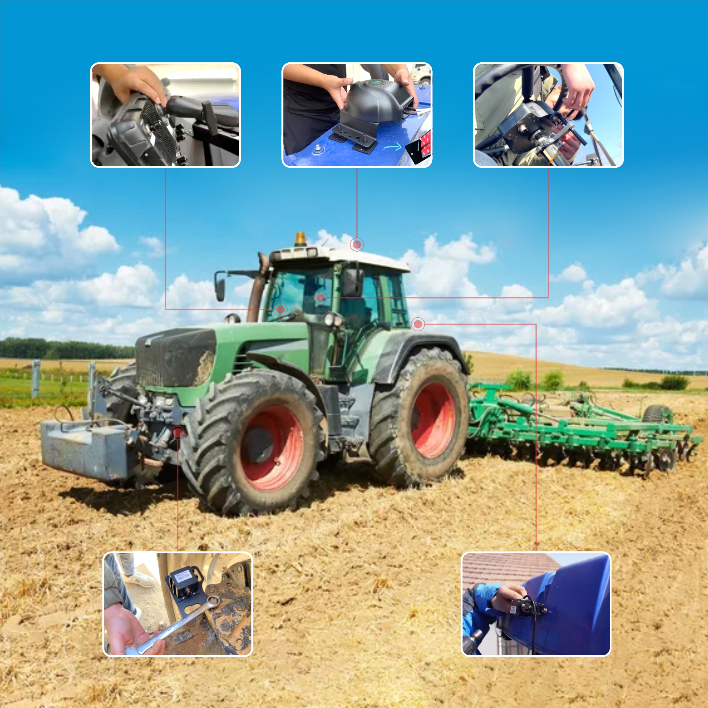 Gps Agricultural Machinery Equ – Agriculture Farming Services Bewertung und Preis
