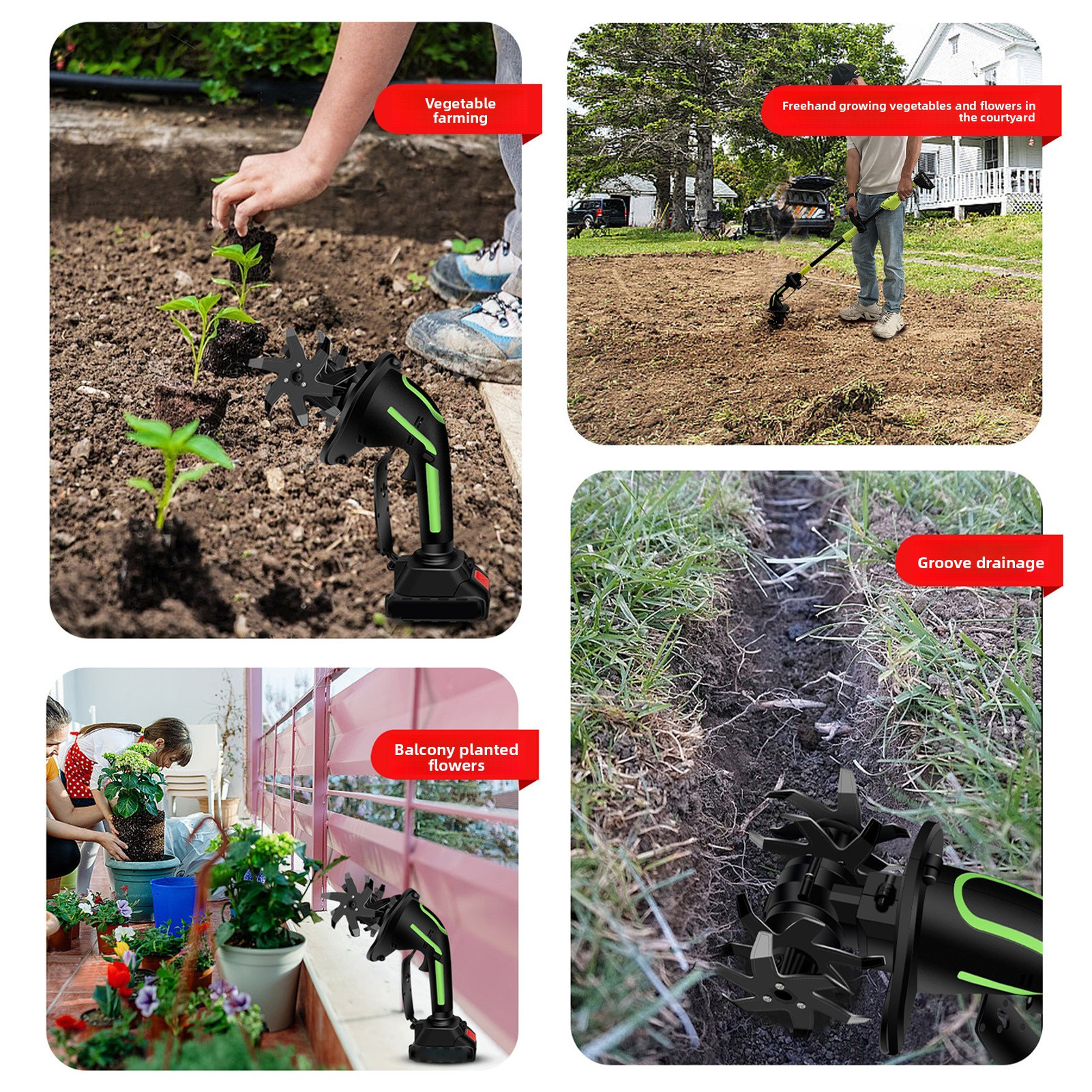 Cordless Garden Tiller Electri – Soil Tilling Cultivator Bewertung und Preis