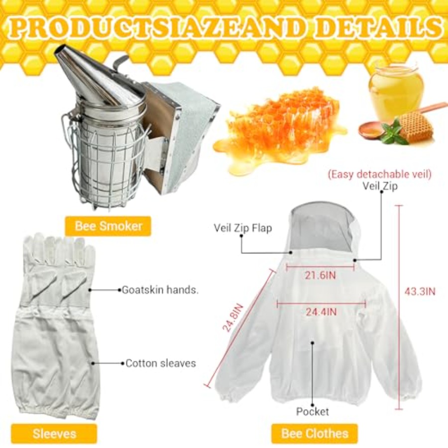 27 PCS Bee Keeping Starter Kit – Bee Smoker Tool Bewertung und Preis