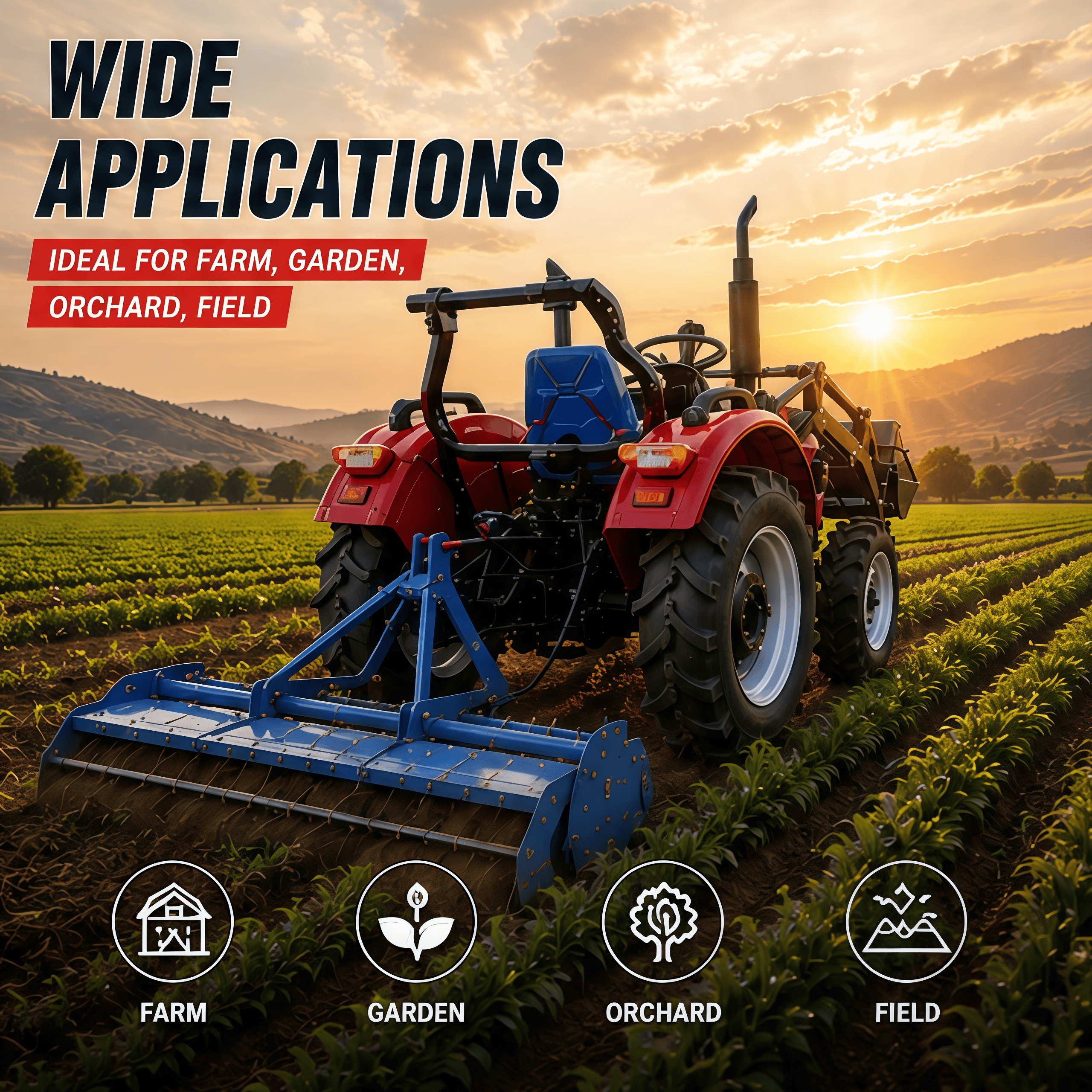 Custom 30-50HP Farm Tractor Co – Agriculture Farming Services Bewertung und Preis