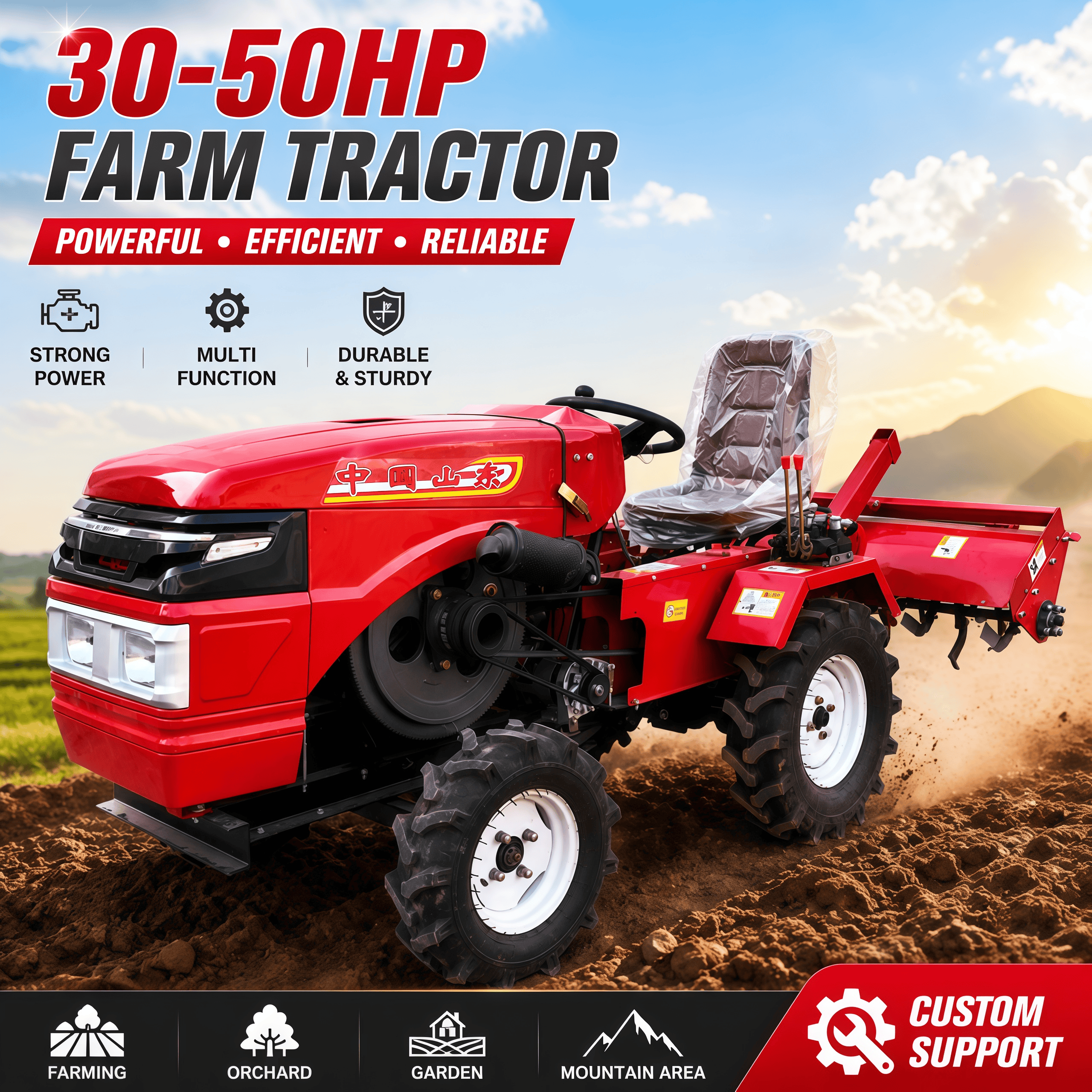 Customized Farm Tractor Compac – Agriculture Farming Services Bewertung und Preis
