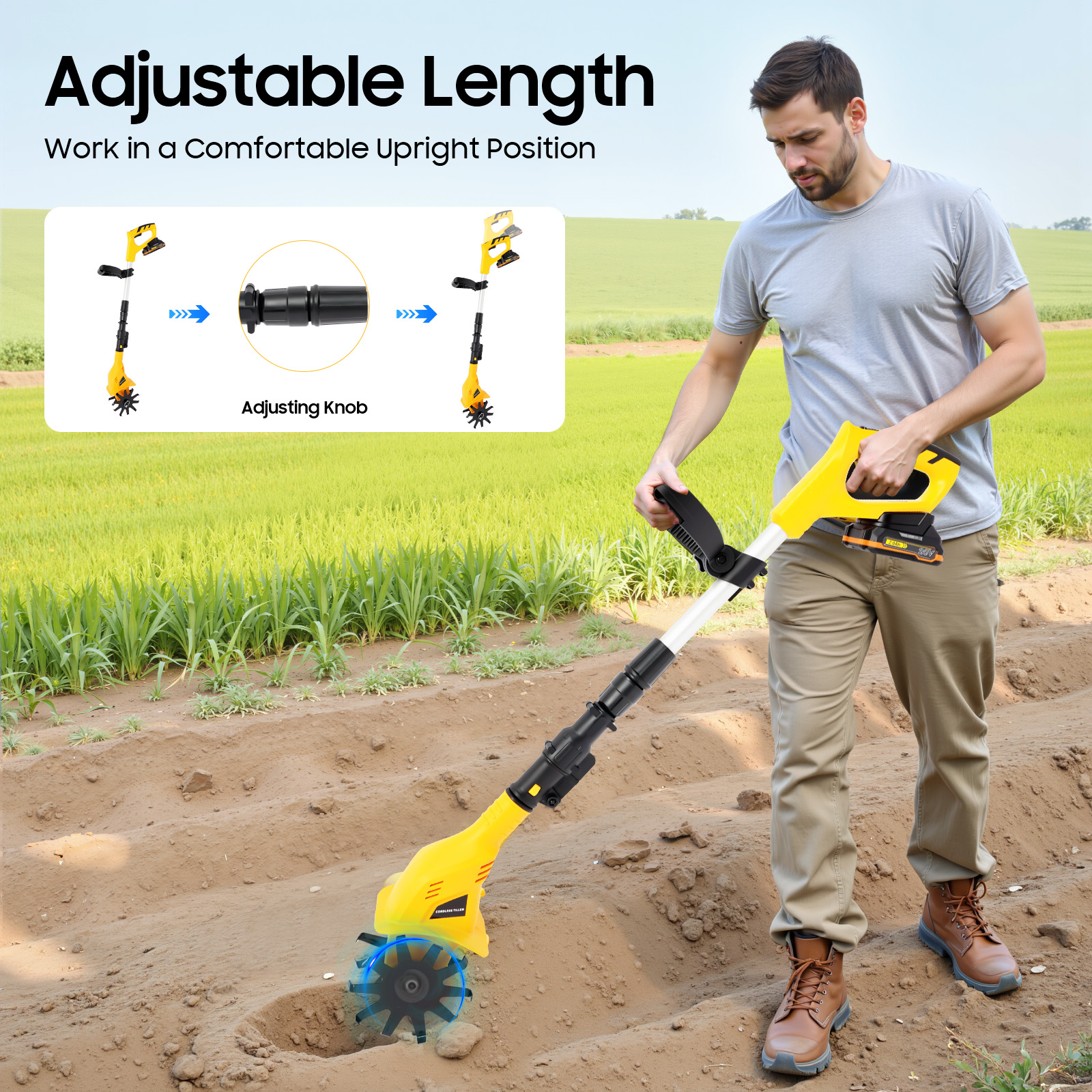Cordless Tilling Cultivator 20 – Soil Tilling Cultivator Bewertung und Preis