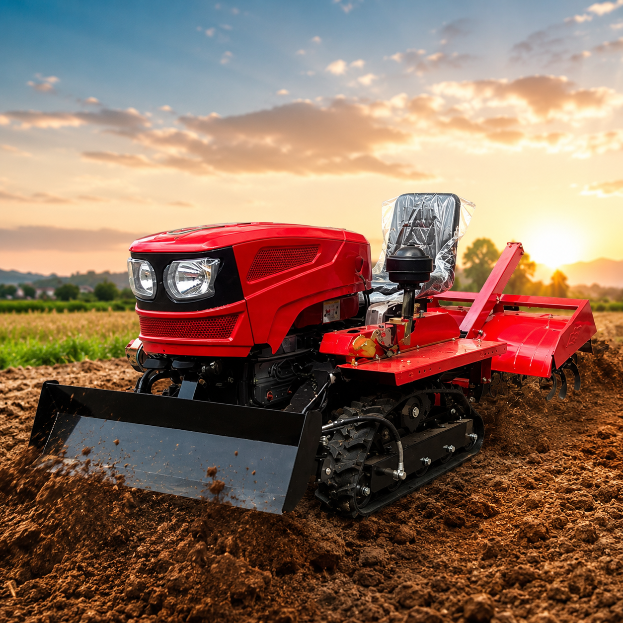Customized Compact Farm Tracto – Agriculture Farming Services Bewertung und Preis